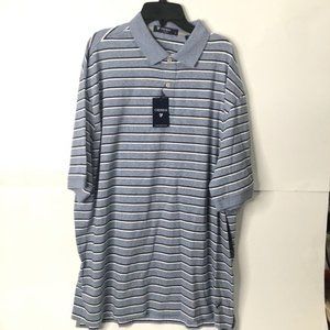 Cremieux Classic Mens Gray Striped T Shirt Size XL